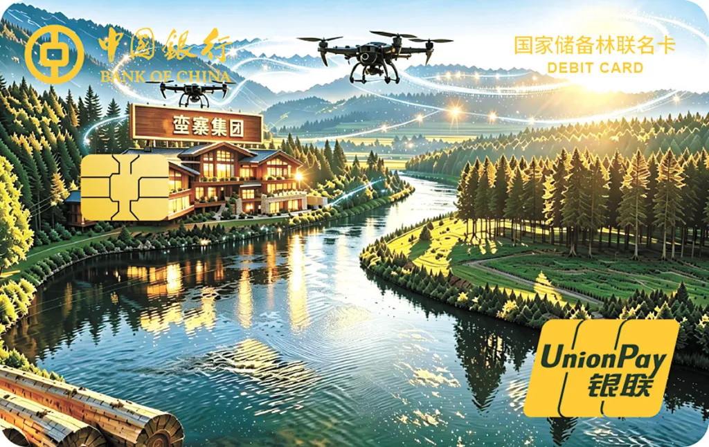 首张国家储备林主题联名卡在重庆发行